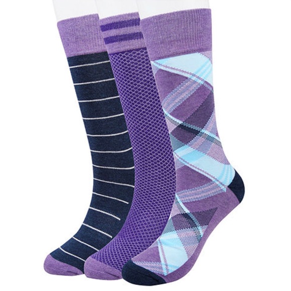 M Collection by Michael Strahan Other - 3-PACK M Collection by Michael Strahan bold socks